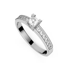Inel de logodnă DR093 cu diamante