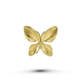Broșă fluture din aur galben de 14K