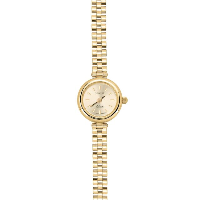 Ceas din aur galben de 14K cu cadran rotund