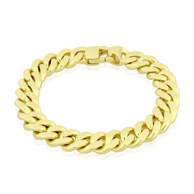 Brățară cubaneză din aur galben de 18K