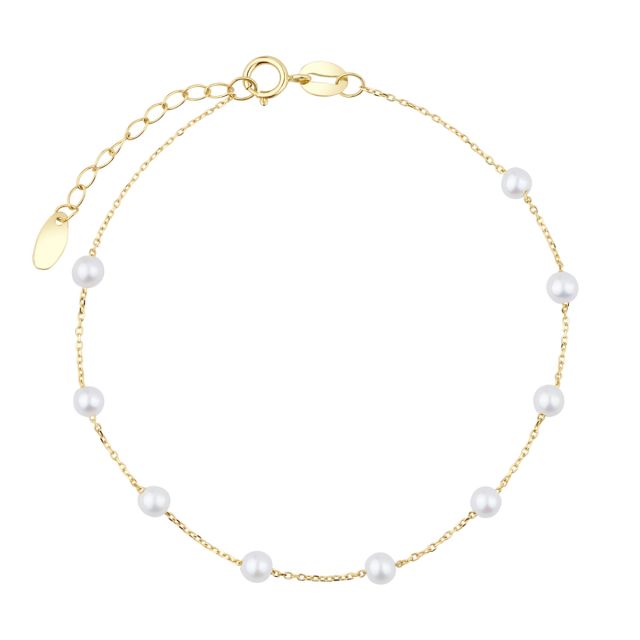 Brățară din aur de 18K cu perle
