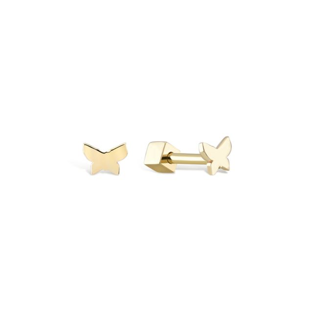 Piercing Clare fluture din aur de 14K