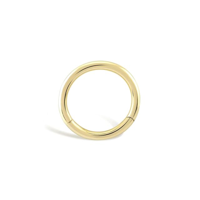 Piercing Anisia din aur galben de 14K (verigă cu diametru exterior de 15 mm)