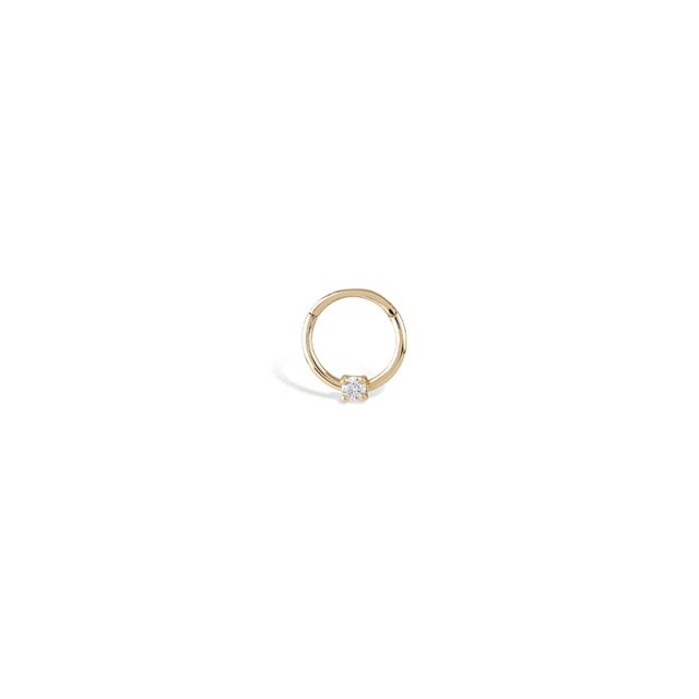 Piercing Juliana din aur de 14K cu diamant (0,03 ct)