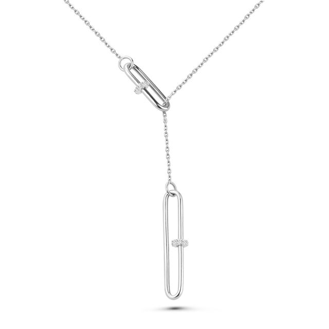 Colier Lea din aur de 14K cu pietre cubic zirconia