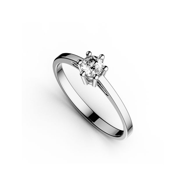 Inel de logodnă DR129 cu diamant