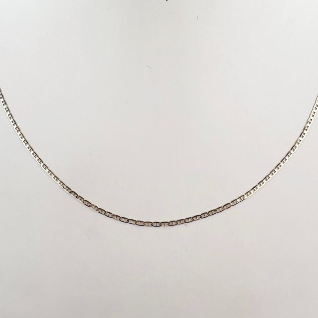 Lanț anchor S din aur galben de 14K