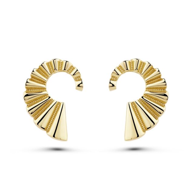 Cercei din aur galben de 14K