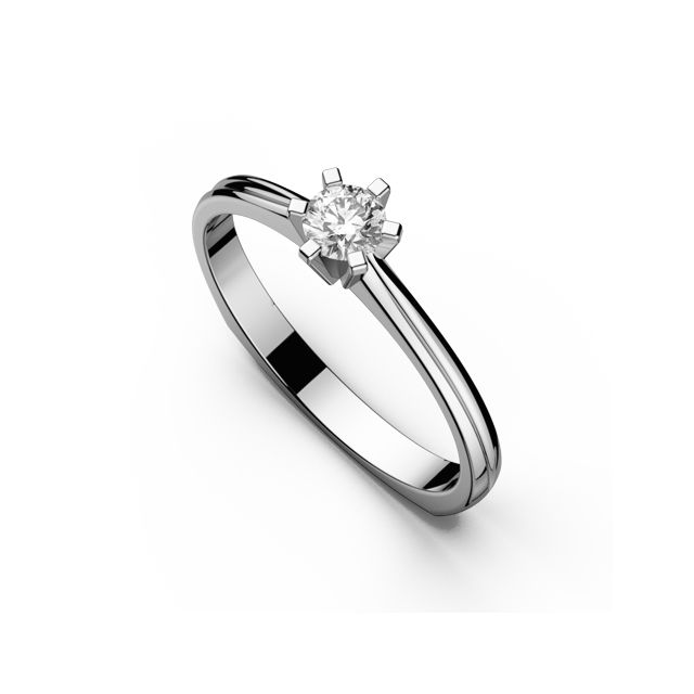 Inel de logodnă DR016 cu diamant