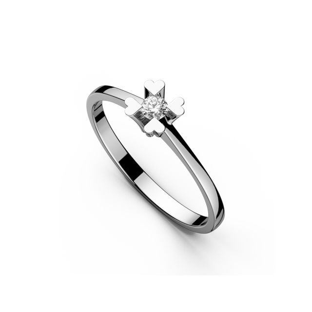 Inel de logodnă DR096 cu diamant