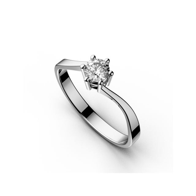Inel de logodnă DR130 cu diamant