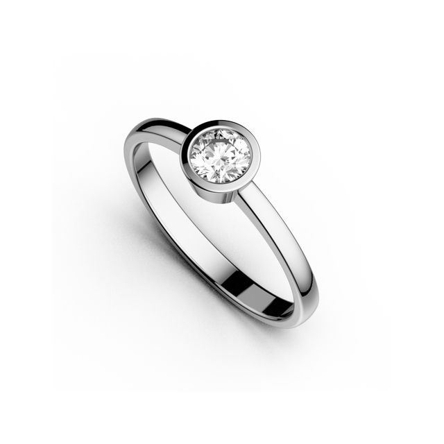 Inel de logodnă DR157 cu diamant
