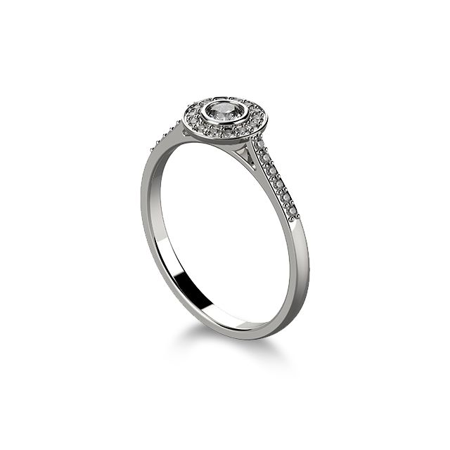 Inel de logodnă DR400A cu diamante
