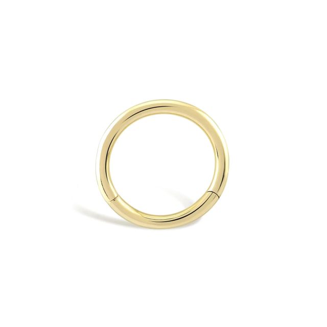 Piercing Anisia din aur de 14K (verigă cu diametru exterior de 15 mm)