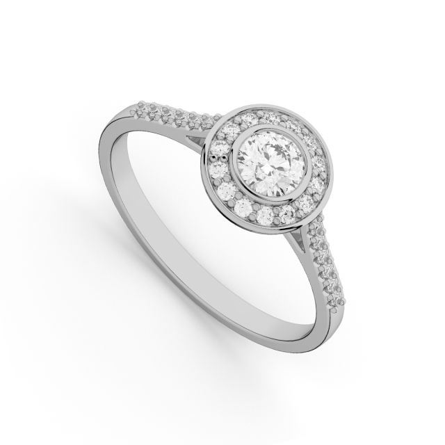 Inel de logodnă DR400A cu diamante