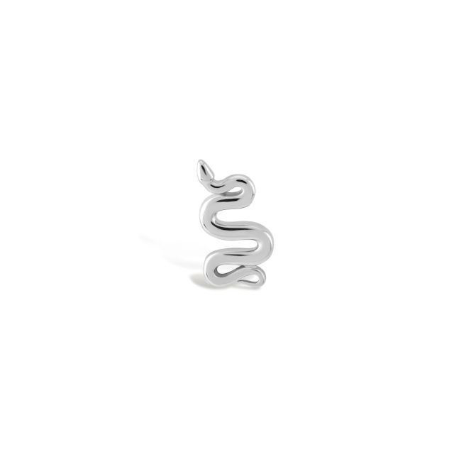 Piercing Camilla șarpe din aur alb de 14K