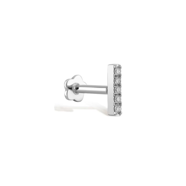 Piercing Jimena din aur de 14K cu diamante (0,03 ct)