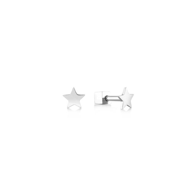 Piercing Daniela stea din aur galben de 14K