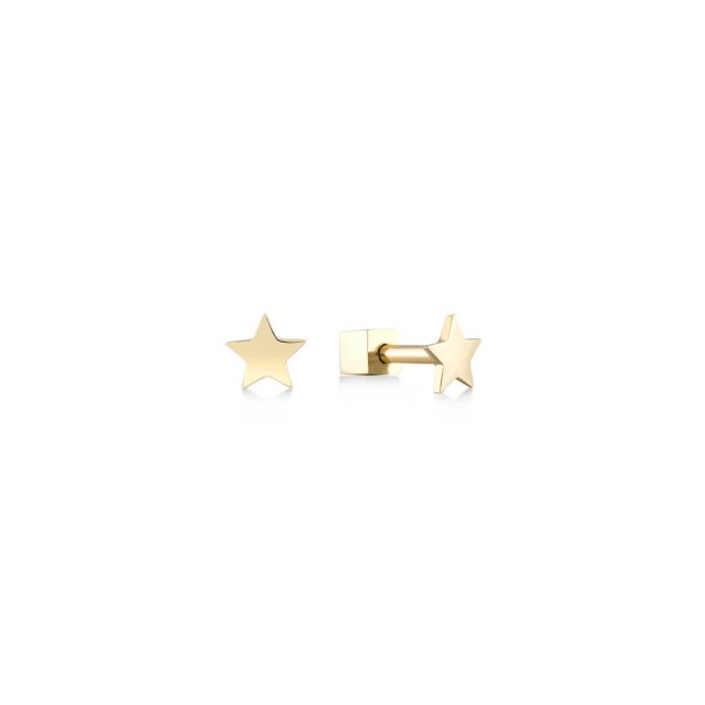 Piercing Daniela stea din aur de 14K