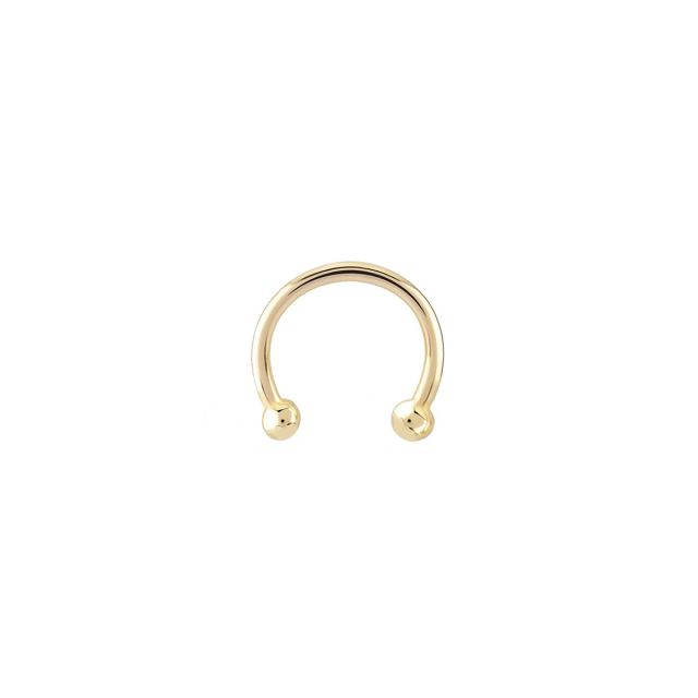 Cercel Maggie de tip ear cuff din aur galben de 14K