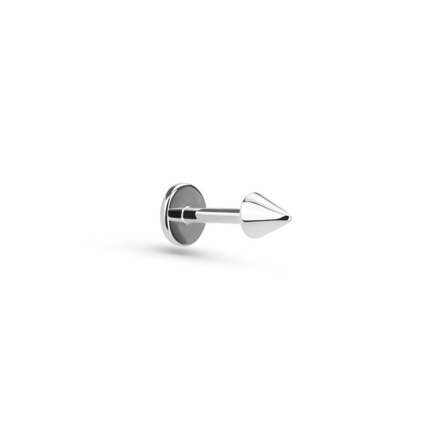 Piercing Kendra țintă din aur alb de 14K