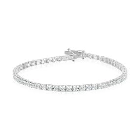 Brățară tennis Damiana din aur de 14K cu diamante de 2,00 ct