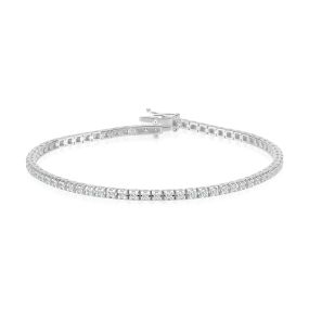 Brățară tennis Damiana din aur de 14K cu diamante (1,10 ct)