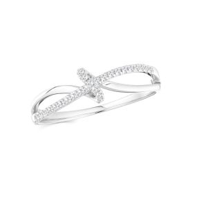 Inel din aur de 14K cu diamante (0,101 ct)