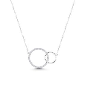 Colier din aur de 14K cu diamante (0,171 ct)