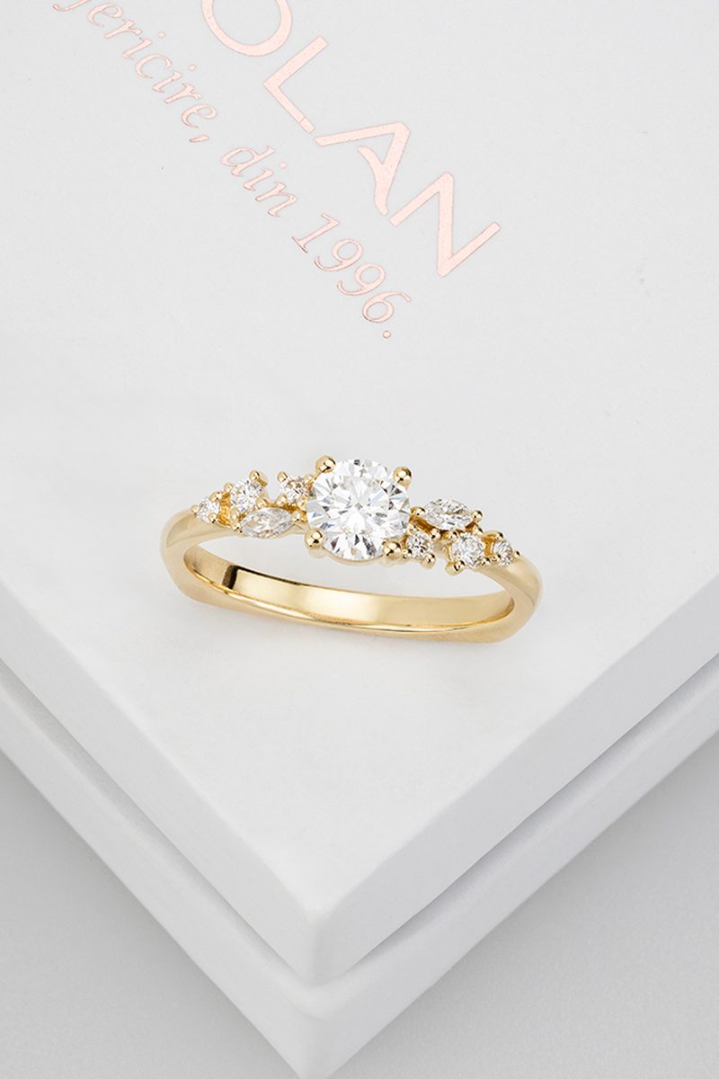 Coriolan bespoke ring in 14K yellow gold